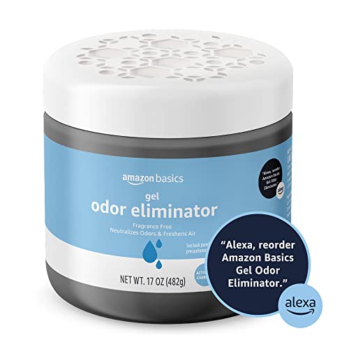 Amazon Basics Activated Charcoal Gel Odor Eliminator - 17 Oz