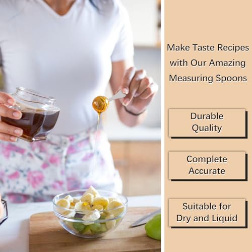 Stainless Steel Measuring Spoon Set - 2PCS 1TBSP (15ML) - Dishwasher Safe