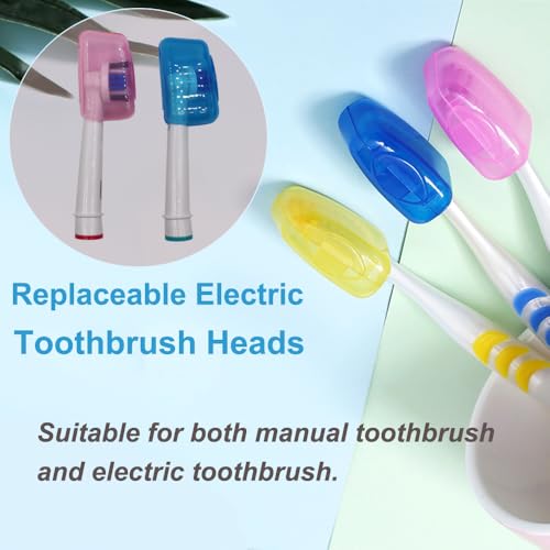 V-TOP Travel Toothbrush Head Covers Clear Portable Pod Caps 20 Pack
