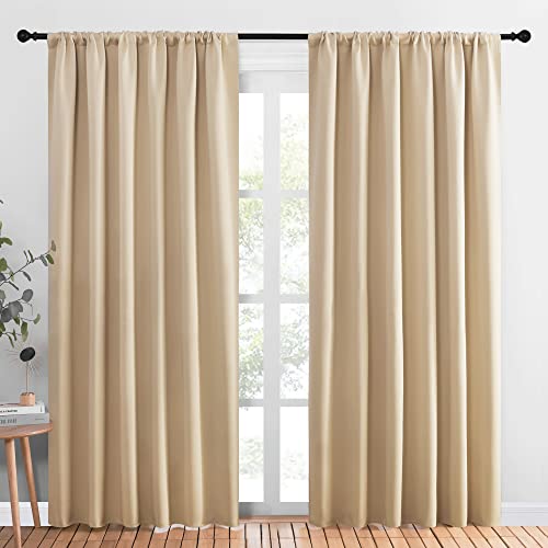 NICETOWN Blackout Curtains - 70x84 Inch Thermal Insulated Drapes, 2 Panels