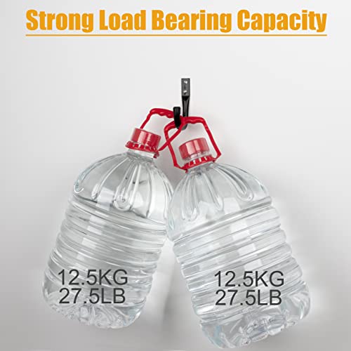 KURUI Heavy Duty Wall Hooks 6Pcs, 3.5in Utility Storage Hooks