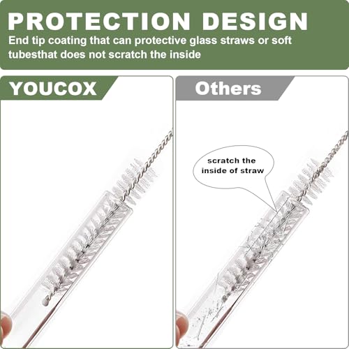 Reusable Straw Cleaner Brush Set for Stanley Mugs - 4 Pack