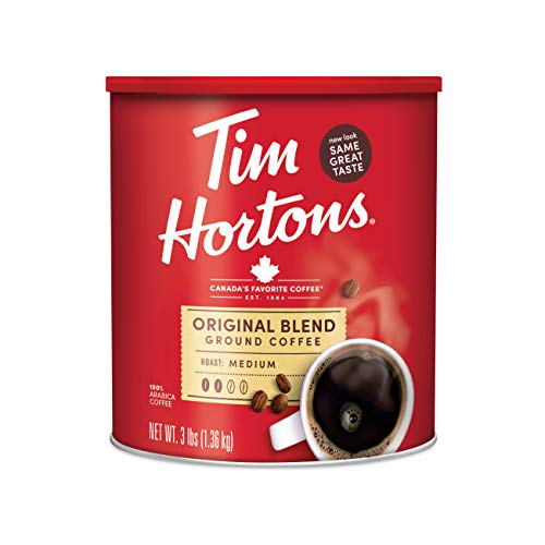 Tim Hortons Original Blend Medium Roast Ground Coffee - 48 Ounce Canister