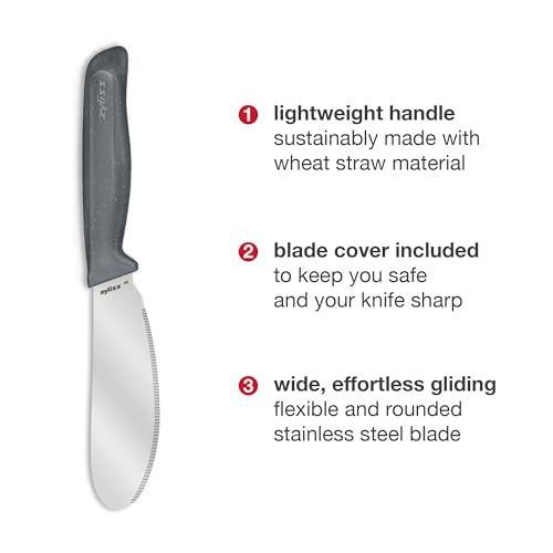 Zyliss Sandwich Knife & Condiment Spreader - 4.7" Gray (Pack of 6)