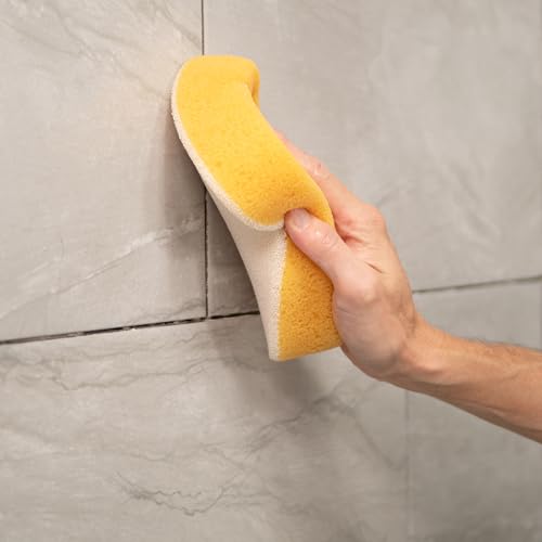 QEP Heavy-Duty Grout & Tile Cleaning Sponge 7.5 x 5.25 Inch