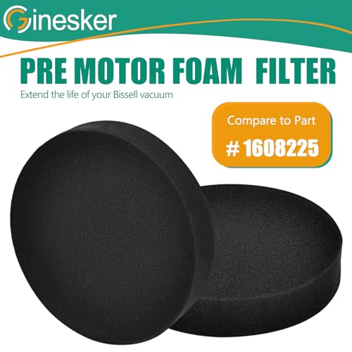 3 Pack Foam Filter Replacement for Bissell Powerforce Helix #1608225