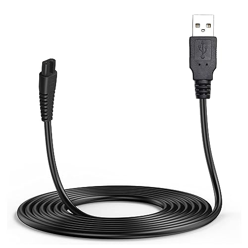 RAXSEG USB Charging Cable for Water Flosser Compatible with Nicwell Fairywill Aquasonic Oral Irrigator Cord Black
