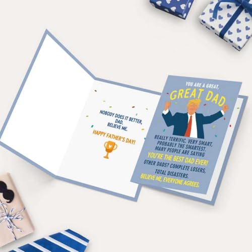 FANCYLUCKY Father's Day Card - Happy Card543 for Dad from Kids