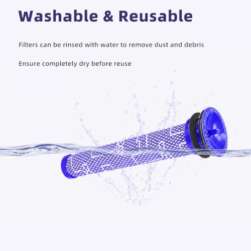 Dyson V6, V7, V8 Compatible Replacement Filter - 4-Pack
