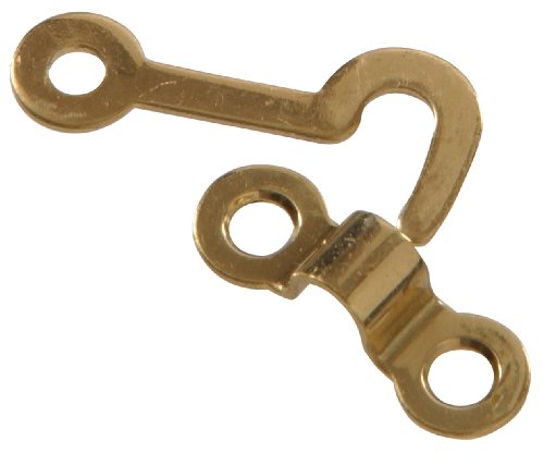 Hillman Solid Brass Decorative Hooks - 2-Pack for Versatile Use