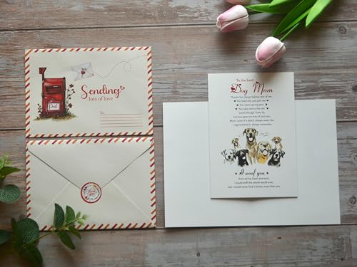 Heartfelt Mother's Day Card from Dog | Premium Quality Dog Mom Card