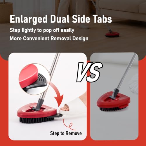 Large Spin Mop Scrub Brush Head Replacement for O-Cedar EasyWring 1-Tank