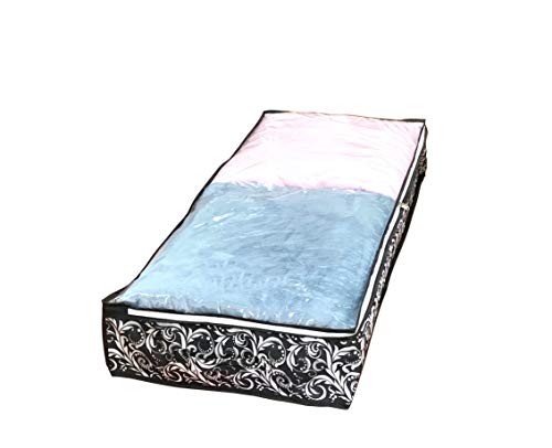 Under Bed Storage Bags with Transparent Window - Washable Organizer