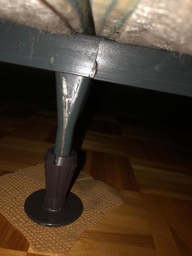 Heavy Duty Bed Frame Feet - 6PCS Steel Risers to Replace Wheels