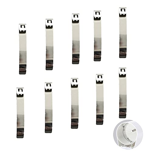 Stainless Steel Cup Dispenser Spring Clips Pack for Water Cooler & Cup Holders