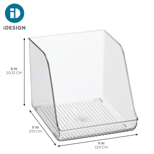 iDesign Plastic Water Bottle Organizer - 4-Pack Tall for Fridge