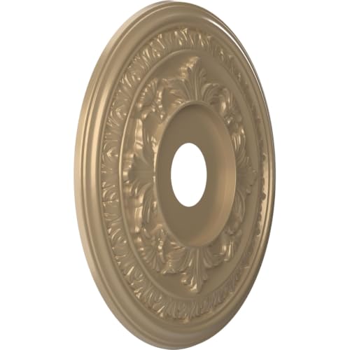 19-Inch Ceiling Medallion in Universal Metallic Champagne Mist