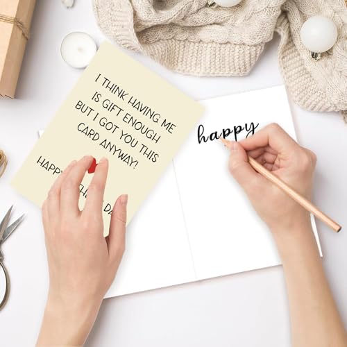 Funny Father's Day Card - Humorous Gift for Dad & Grandpa