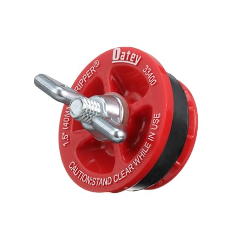 Oatey 1.5 Inch Mechanical End-of-Pipe Gripper Plug - 17 PSI