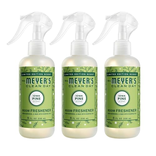 Mrs. Meyer's Clean Day Room Spray, Iowa Pine Scent - 8 Fl Oz (3 Pack)