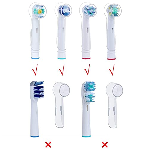Oral-B Electric Toothbrush Holder Base Stand with 4 Head Covers