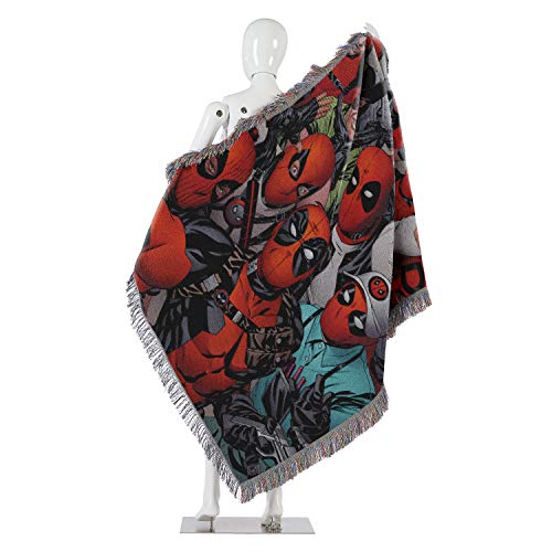 Northwest Deadpool Woven Tapestry Throw Blanket, 48" x 60", We are All Here