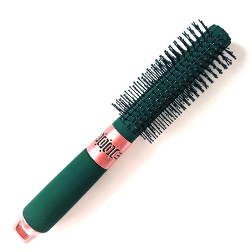 Leenchiry Anti-Static Detangler Hair Brush with Nylon Bristles (Green)