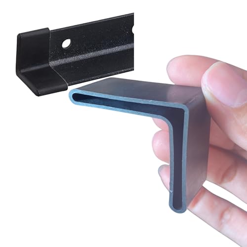 ELEPFEET 4PCS Rubber End Caps for 1.5" x 1.5" Angle Iron Metal Bed Frames