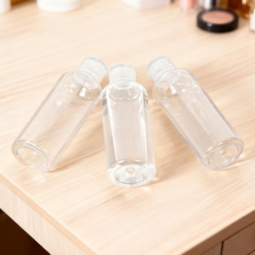 Yamlnke 2-Pack Clear Travel Toiletry Bottles 3.4oz TSA Approved