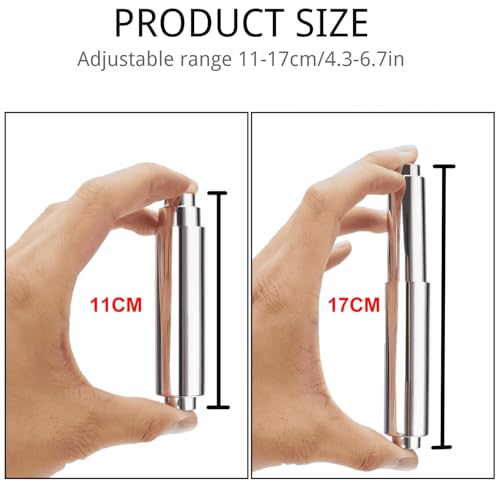 Toilet Paper Holder Replacement Spring Rod - 2 Pack Universal Roller Insert