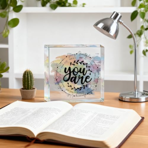 Christian Acrylic Plaque for Women - Inspirational Faith Decor