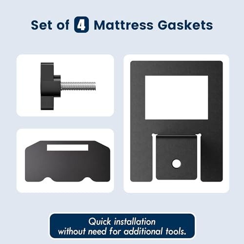 4 Pcs Adjustable Non-Slip Mattress Gaskets for Bed Frames