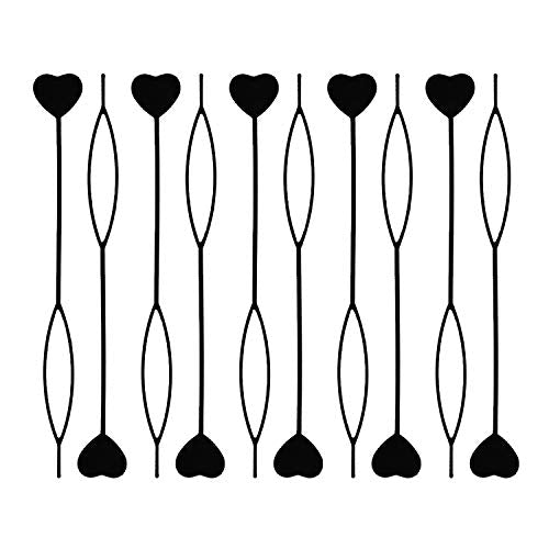 AUEAR Hair Beader Tool Quick Bead Loader Kit 16 Pack Black Plastic