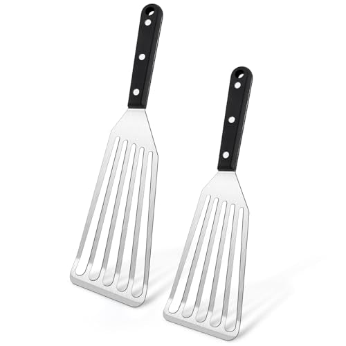 Joyfair 2-Piece Stainless Steel Fish Spatula Set with ABS Handles