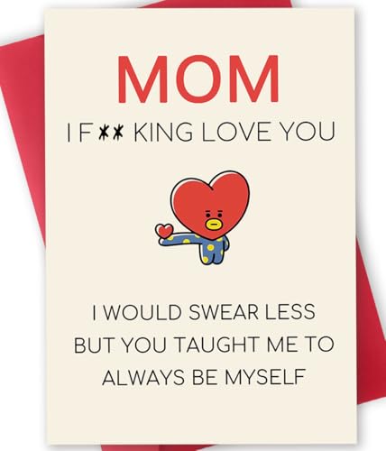 Funny Birthday Card for Mom & Grandma - Perfect Gift from Son or Daughter