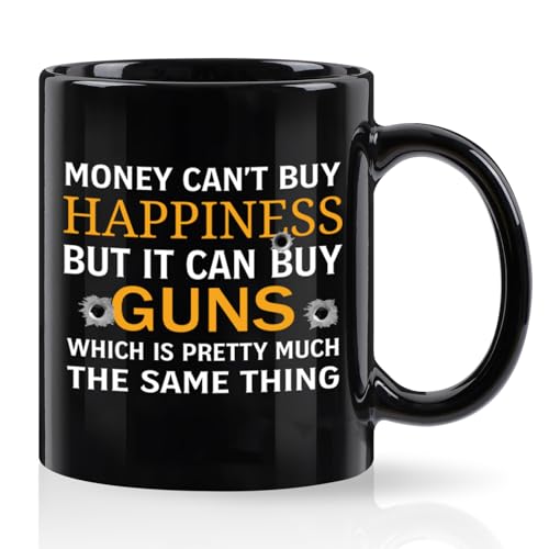 Gun Mug - 11Oz Coffee Cup for Hunting & Shooting Enthusiasts - Christmas Gift