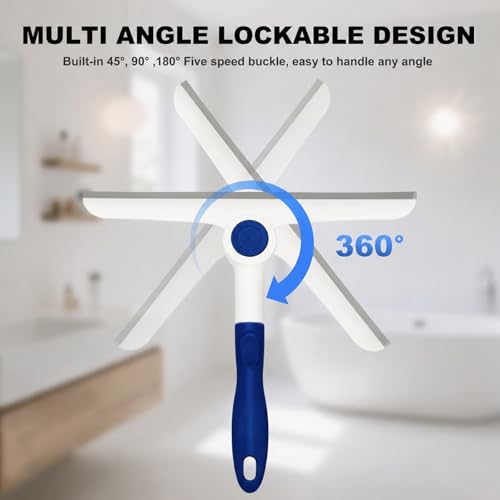 9.7” Multi-Use Window Squeegee for Streak-Free Cleaning