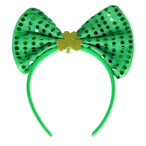 St. Patrick's Day Shamrock Headband Green Clover Irish Hair Accessory