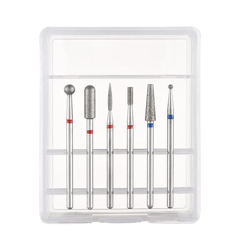 Siyuwuro Tungsten Steel Nail Drill Bit Set 3/32" Cuticle Removal Tool