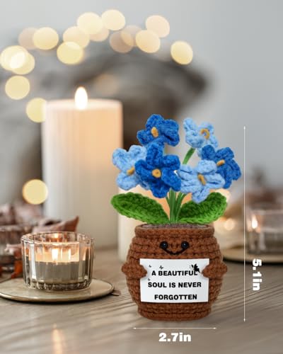 Handmade Crochet Memorial Flowers Sympathy Keepsake - Remembrance Gift for Loss