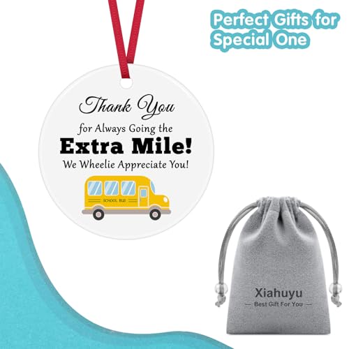 Bus Driver Appreciation Ornament - Ceramic Keepsake Gift