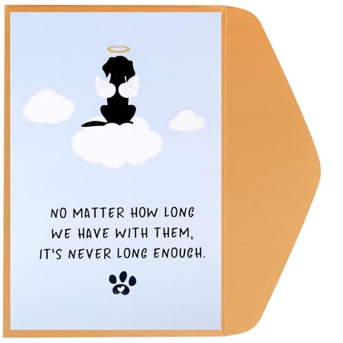 Gosknor Pet Sympathy Card for Dog Loss – Thoughtful Memorial Gift