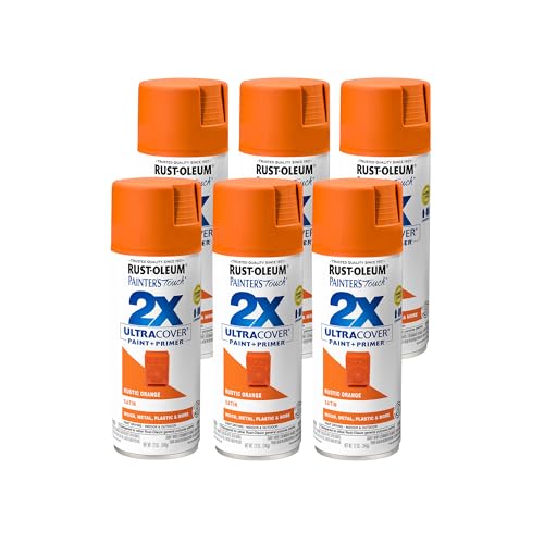 Rust-Oleum Painter's Touch 2X Ultra Cover Satin Spray Paint - Rustic Orange