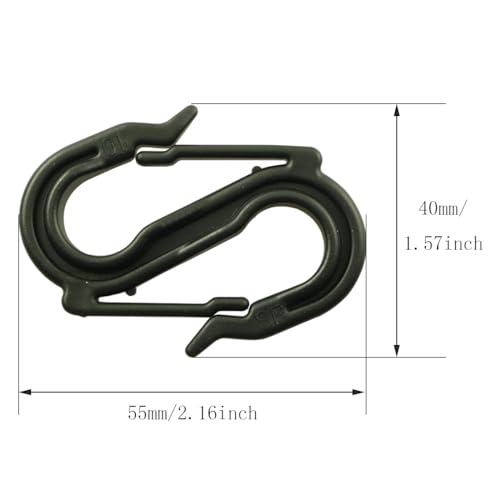 10PCS Heavy Duty S-Shaped Double Ended Hooks for Canopies & Tarps