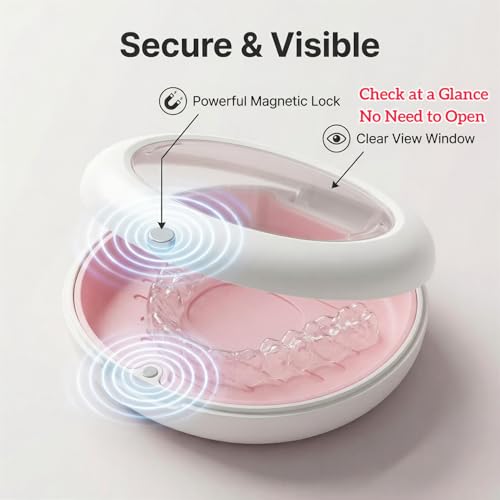 SERADIOO Large Retainer Case with Vent Holes and Magnetic Lid