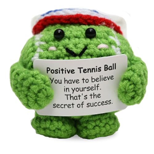 Handmade Crochet Tennis Ball Gift for Men - Emotional Support