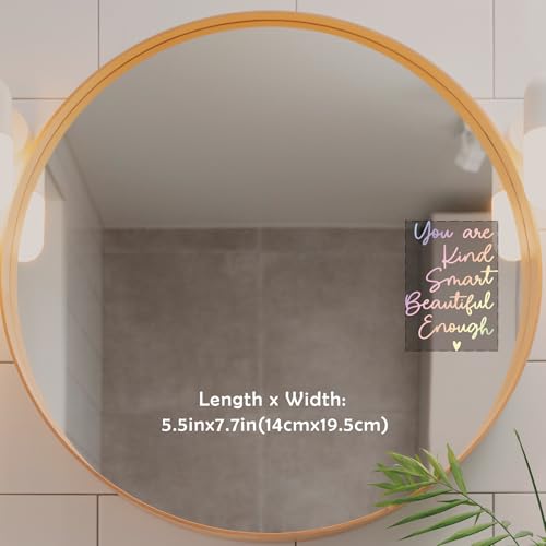 Positive Affirmation Vinyl Wall Decal for Girls' Room - 5.5x7.7 Inch