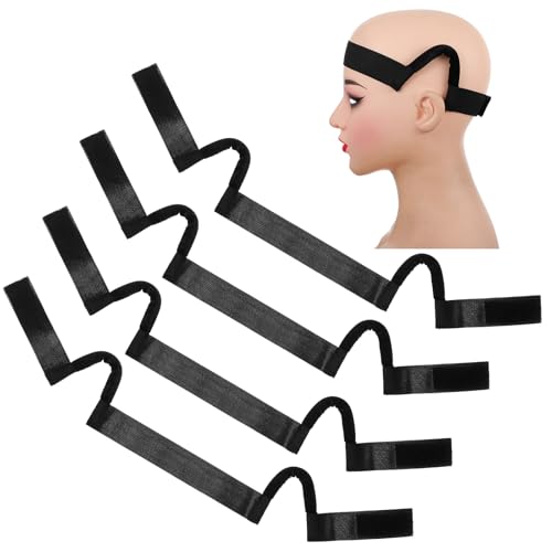 Tiesome 4 Pcs Wig Melting Band with Ear Curves for Lace Front Wigs