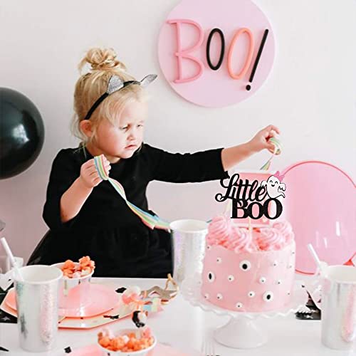 Halloween Ghost Cake Topper - Happy Boo Day Decoration
