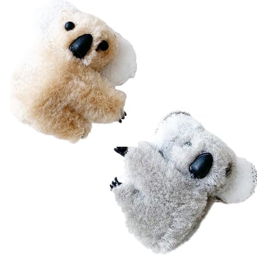 Myuiao Plush Koala Hair Clips Small Stuffed Animal Hair Barrettes